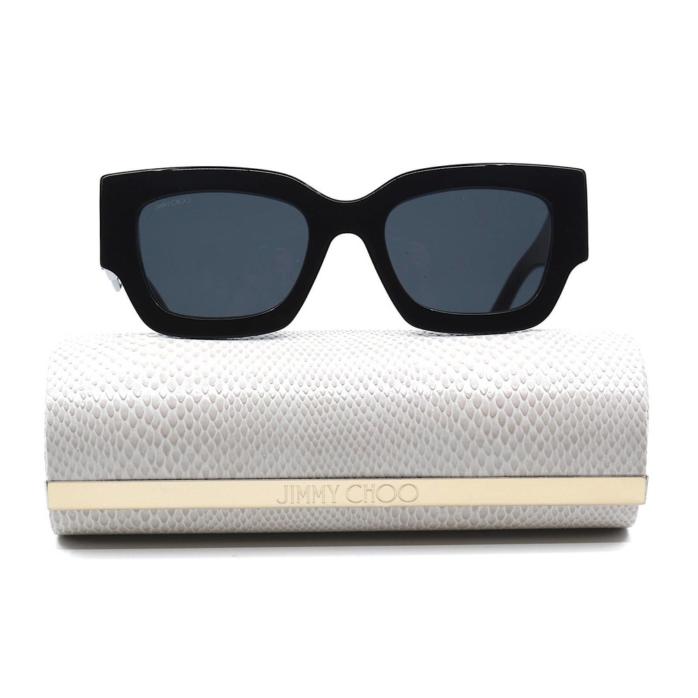 JIMMY CHOO NENA/S BLACK GREY WOMEN'S SUNGLASSES - Picture 4 of 14